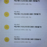 넥슨캐시(세라 교환불가) 21.5만원 팔아요