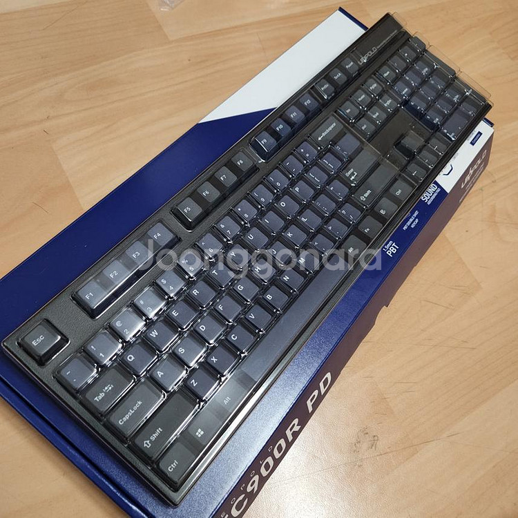 레오폴드 FC900R 블루블랙 클리어축 키보드--1