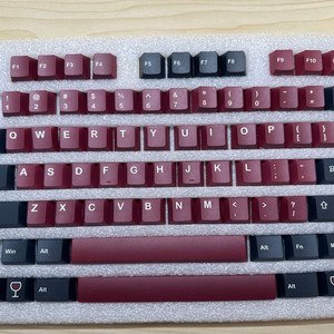 GMK style Burgundy 키캡 PBT