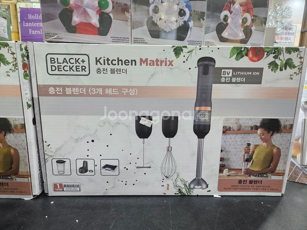 블랙앤데케 충전블렌더 BCKM101 거품기 우유거품기--0