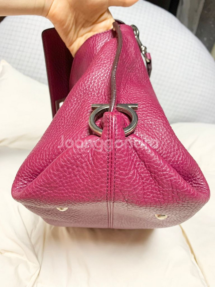 정품ㅡ페레가모 소피아 라지/천연가죽/크로스,토트--3