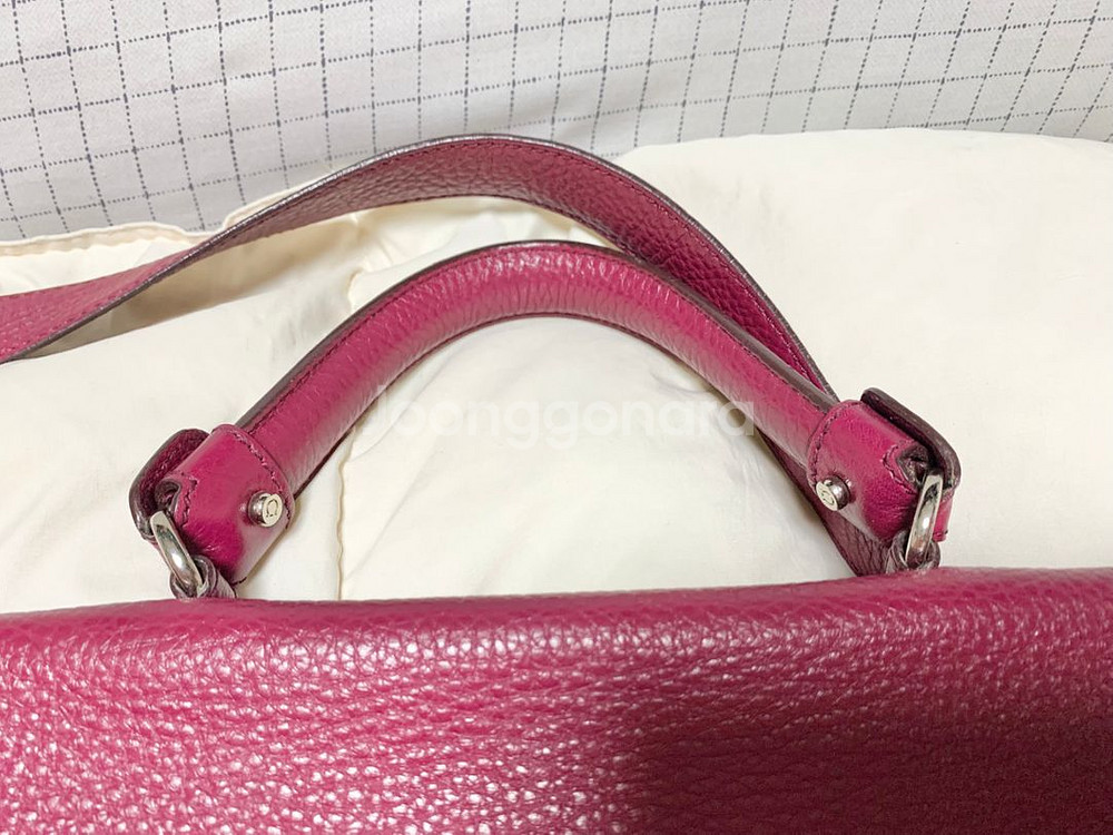 정품ㅡ페레가모 소피아 라지/천연가죽/크로스,토트--5