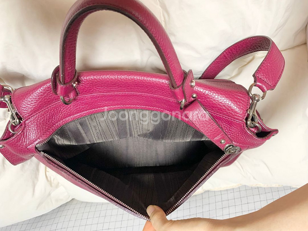 정품ㅡ페레가모 소피아 라지/천연가죽/크로스,토트--8