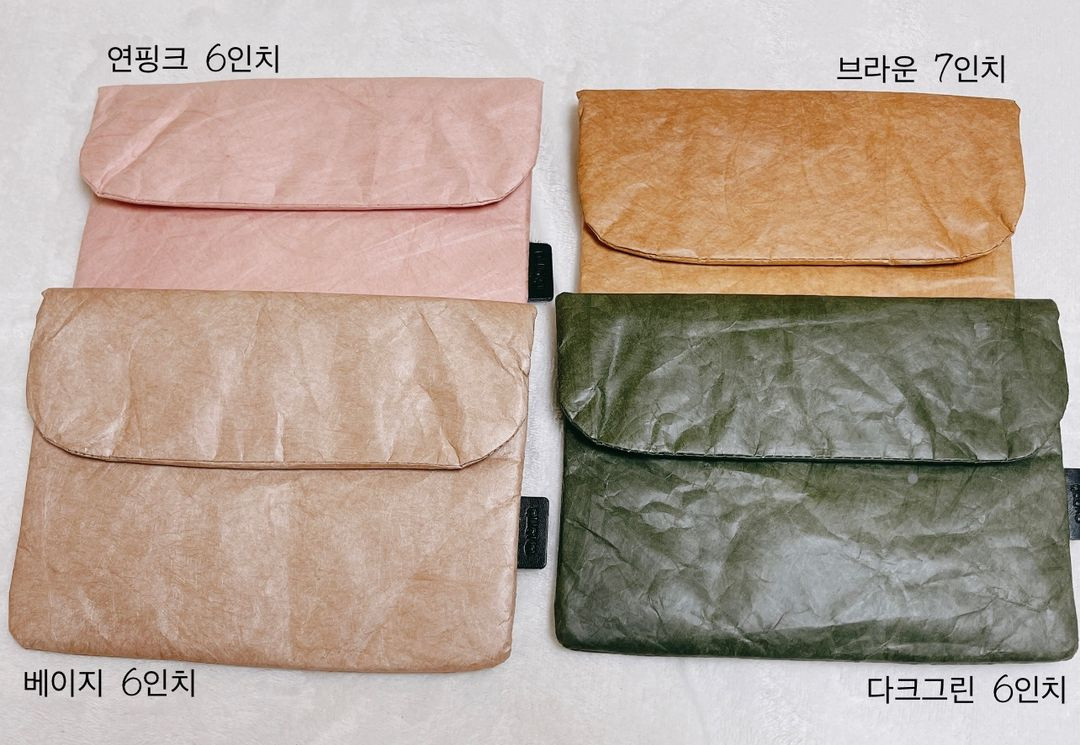 * 타이벡 파우치 빈티지 다꾸 배경지 스티커 다꾸용품 이미지