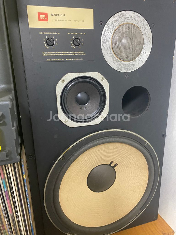 JBL L112.턴테이블.더블데크--5