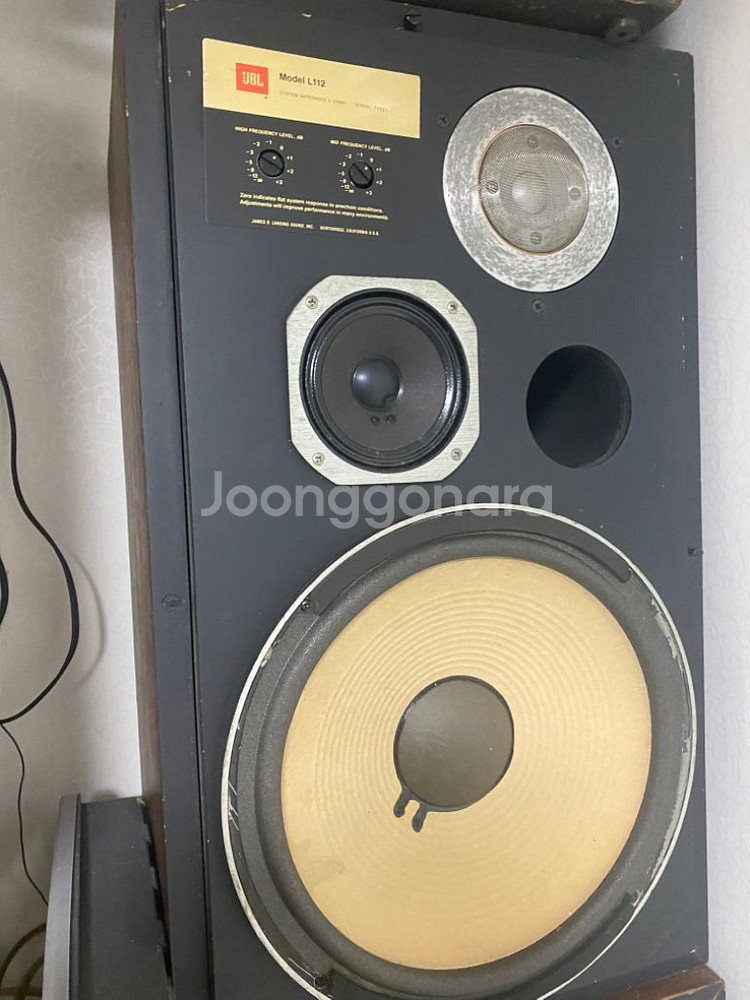 JBL L112.턴테이블.더블데크--4