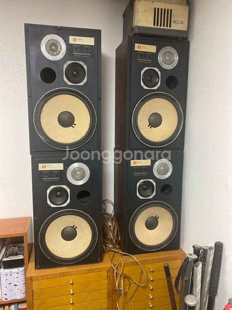 JBL L112.턴테이블.더블데크--7
