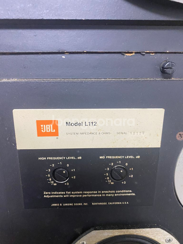 JBL L112.턴테이블.더블데크--6