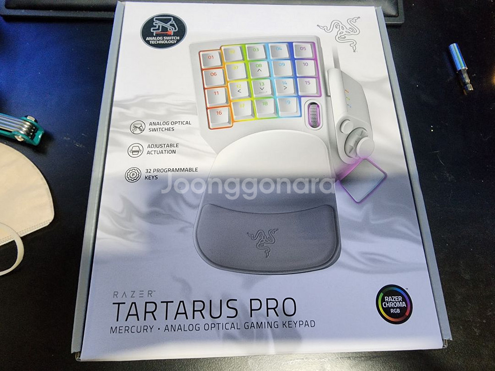레이저 Tararus Pro 키패드 판매 합니다.--1