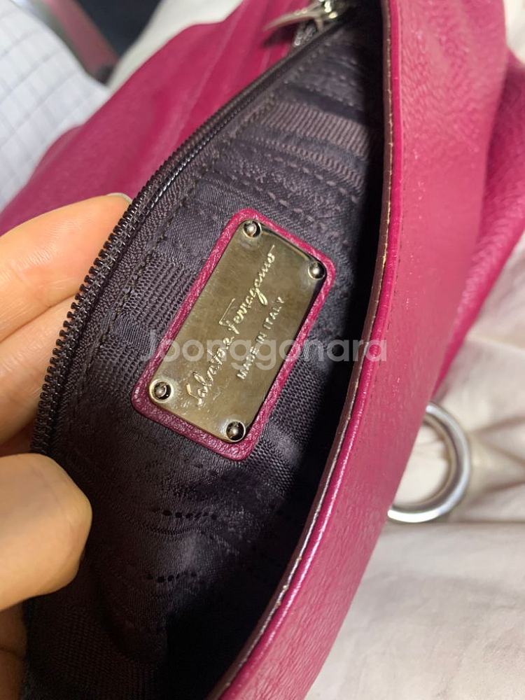 정품ㅡ페레가모 소피아 라지/천연가죽/크로스,토트--9