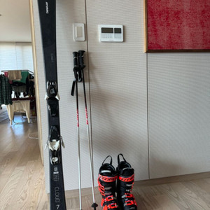 여성 스키 세트- 아토믹 클라우드 7 초급 스키