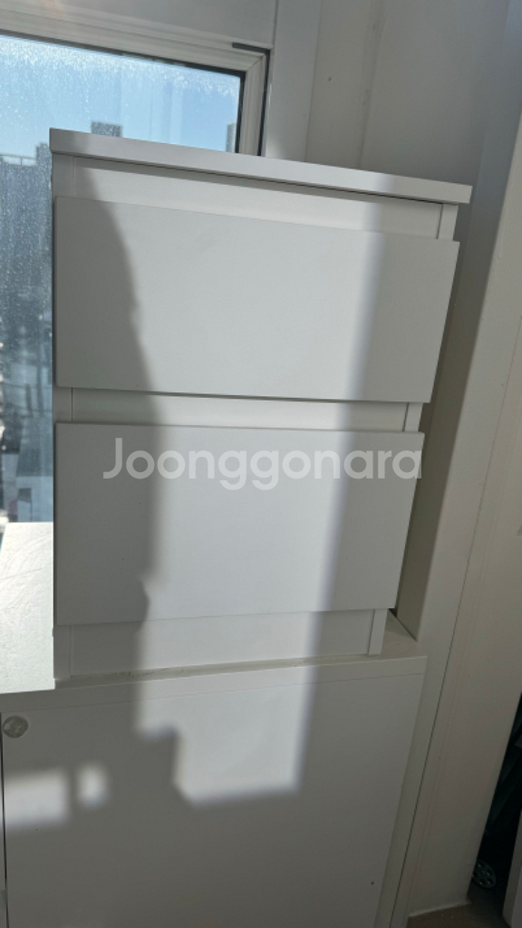 이케아 2단 서랍장 말름 쿨렌--0