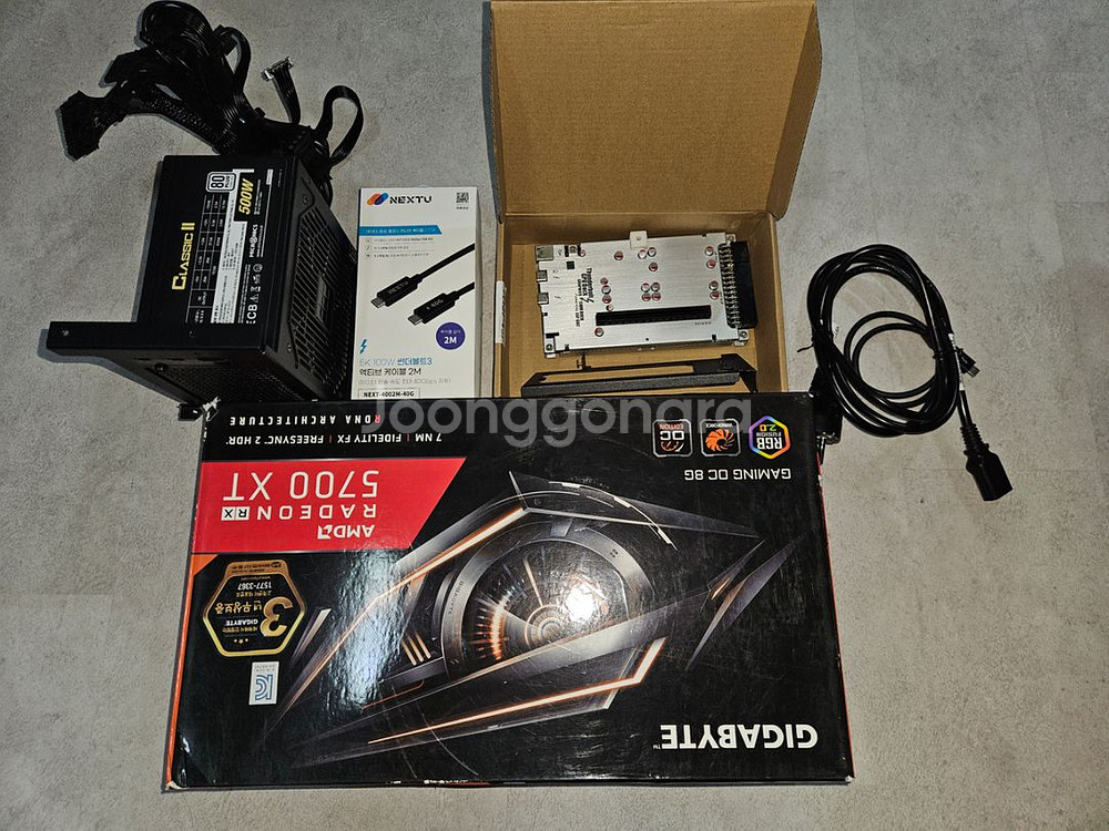 eGPU th3p4g3+RX5700XT 외장그래픽--1