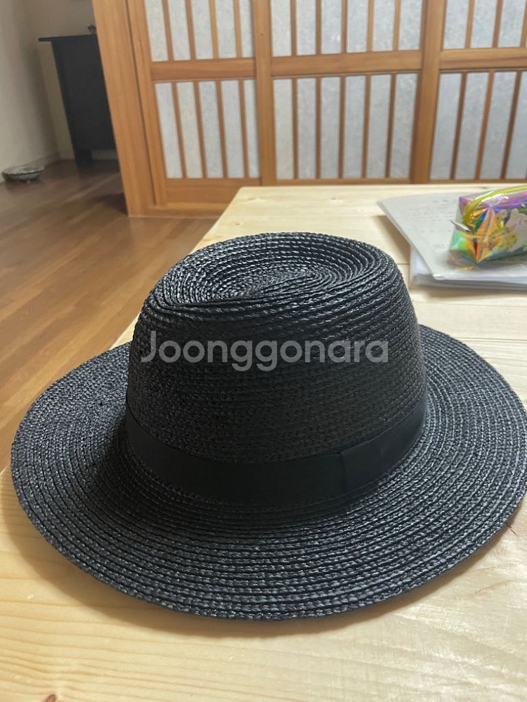 헬렌카민스키 블랙 중절모 라지--1