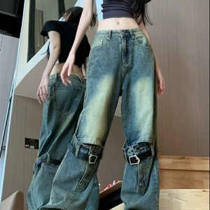 y2k 아메리칸 빈티지 로우라이즈 데님팬츠 청바지
