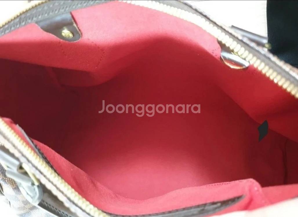 정품 풀박스 루이비통 스피디 반둘리에 30 다미에 이너--4