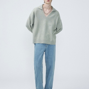 마틴플랜 Hairy Wool Collar Knit