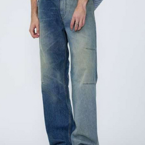 마틴플랜 Contrast Laser Jeans