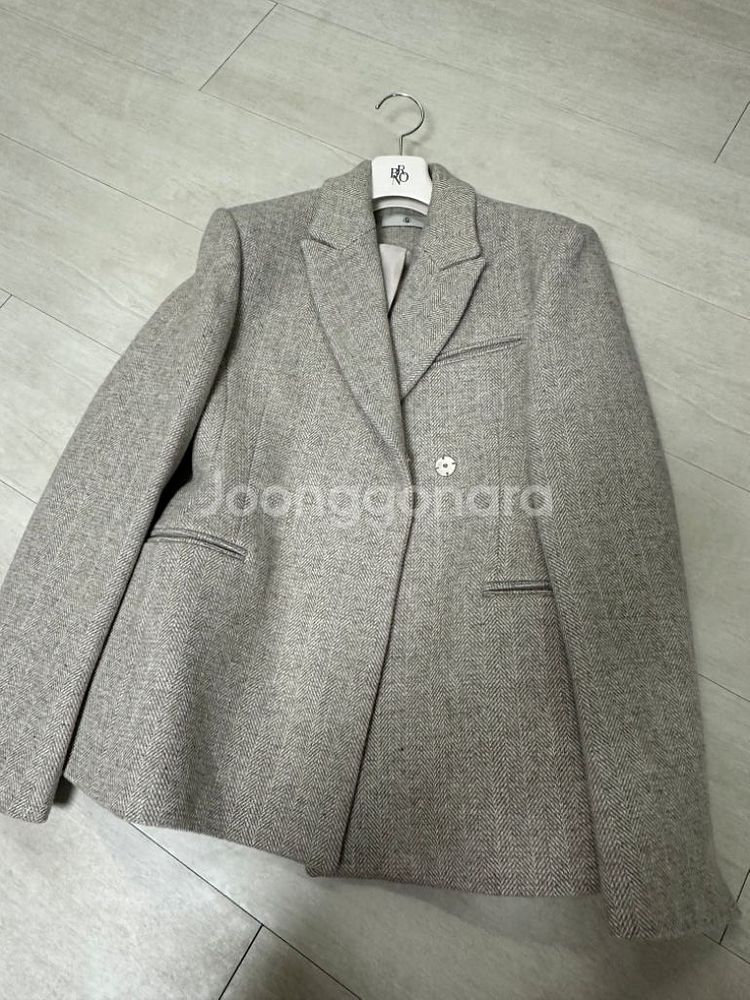 브론 23FW B 클래식 헤링본자켓--1