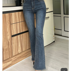 [판매중] 카인다미 하이웨스트 중진청 바지
