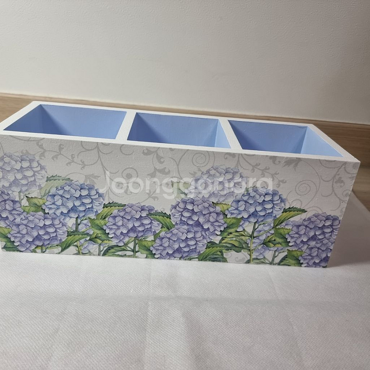 수국 3칸 수납함--1