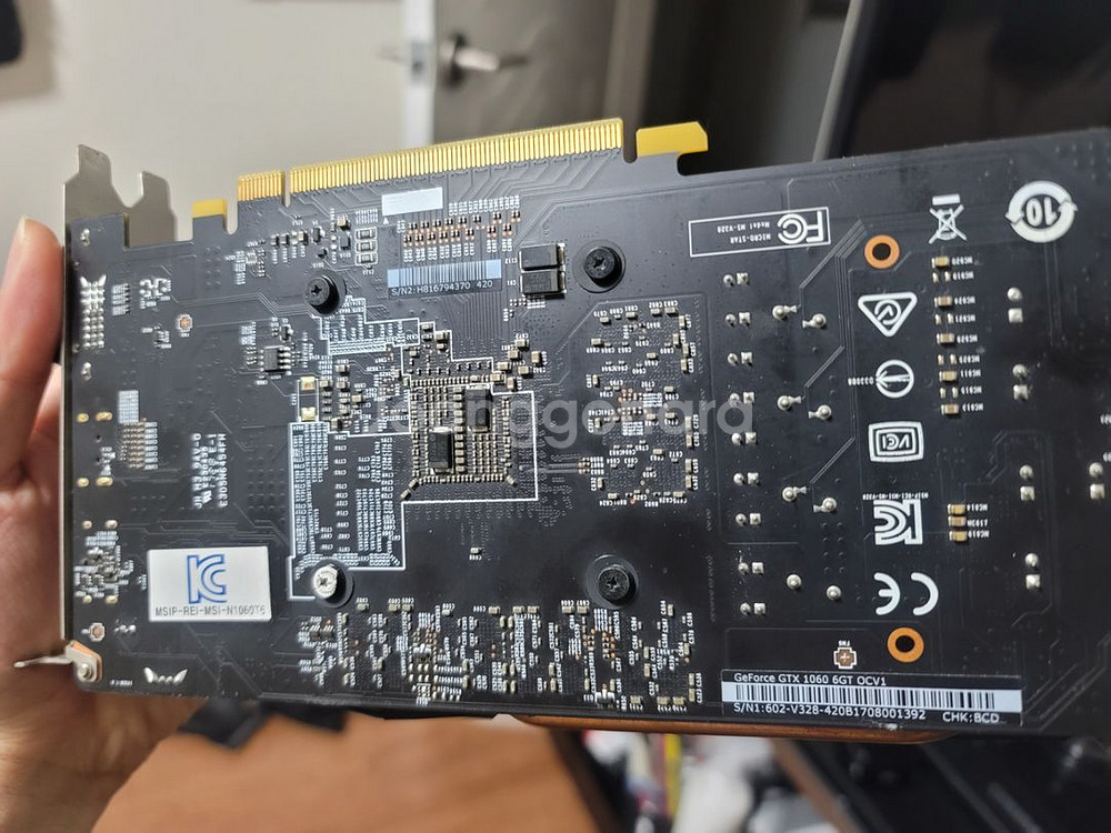 msi gtx1060 6g 채굴x--1