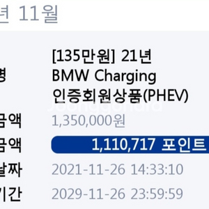 bmw차지비카드 전기차충전카드