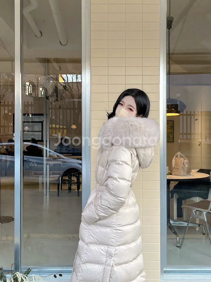 고퀄리티 프리미엄 사가폭스 롱패딩 오리털 허리 버클--7