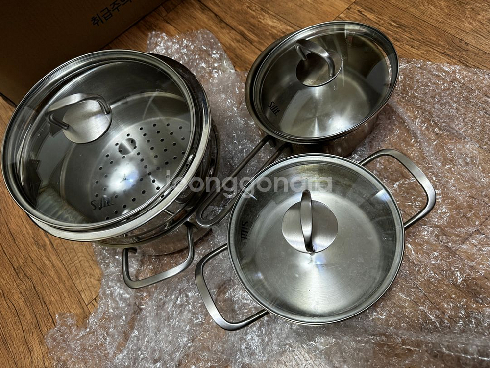 실리트 프리모 실리썸 양수 냄비 3종 세트 찜기--0