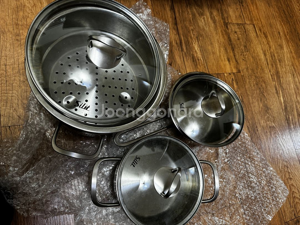 실리트 프리모 실리썸 양수 냄비 3종 세트 찜기--1