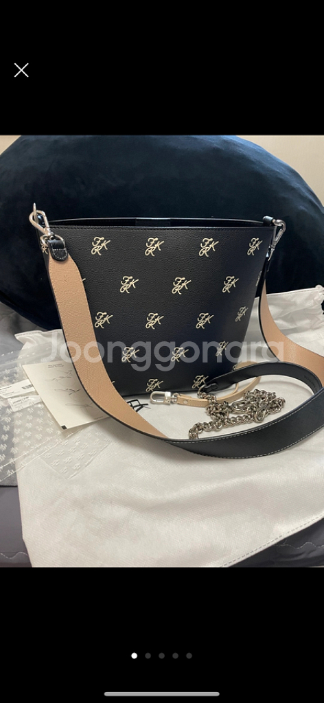 파인드카푸어 핑고 20 패턴 더블 세트 블랙--0