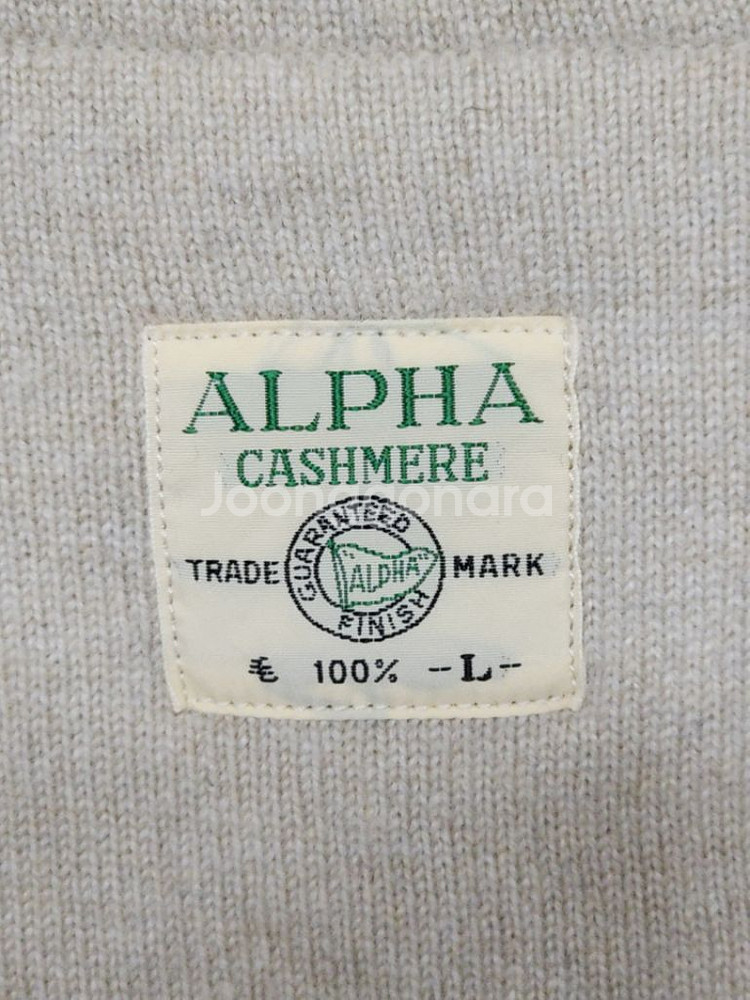 (L) 캐시미어 니트 헨리넥 스웨터 무지--2