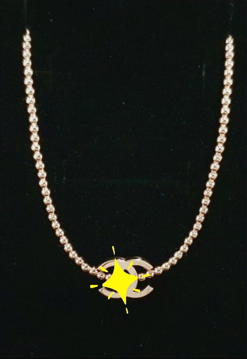 14k 2mm 체인 볼 목걸이(39cm)--1