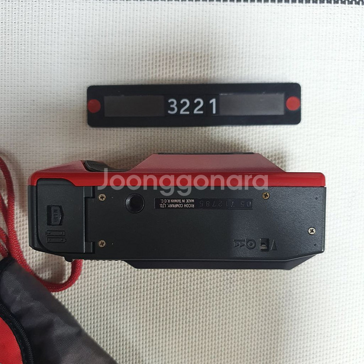 리코 XF-30 D 레드 필름카메라 파우치포함--3
