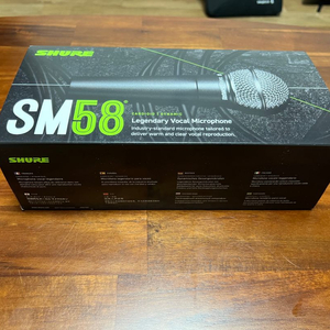 Shure Sm58 다이나믹 마이크