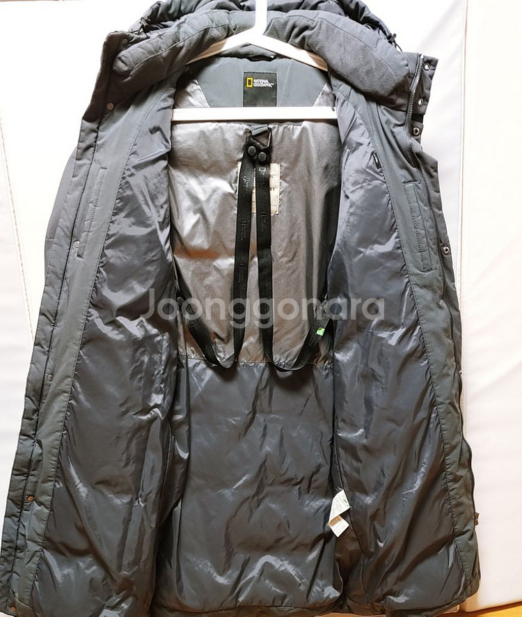 [M] 내셔널 지오그래픽 롱패딩점퍼 다크그레이1049--1