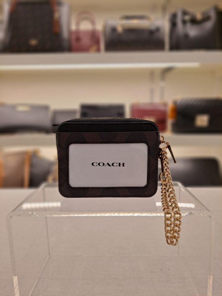 [정품/정가 348,000]시그니처 짚 카드지갑--4