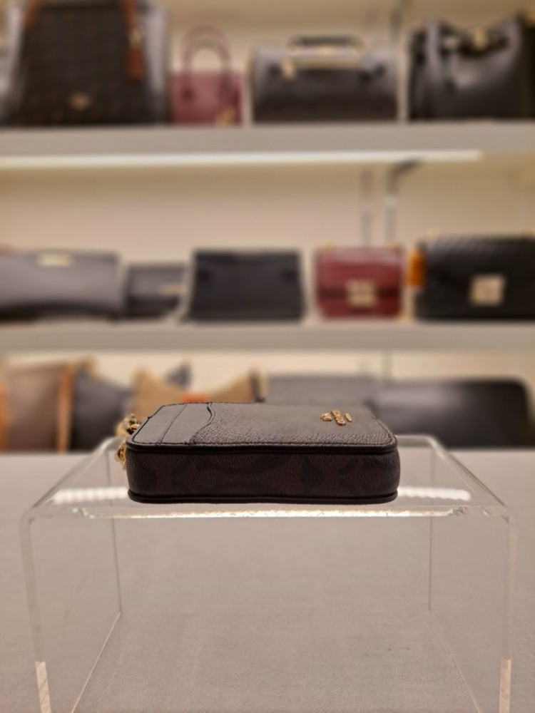 [정품/정가 348,000]시그니처 짚 카드지갑--5