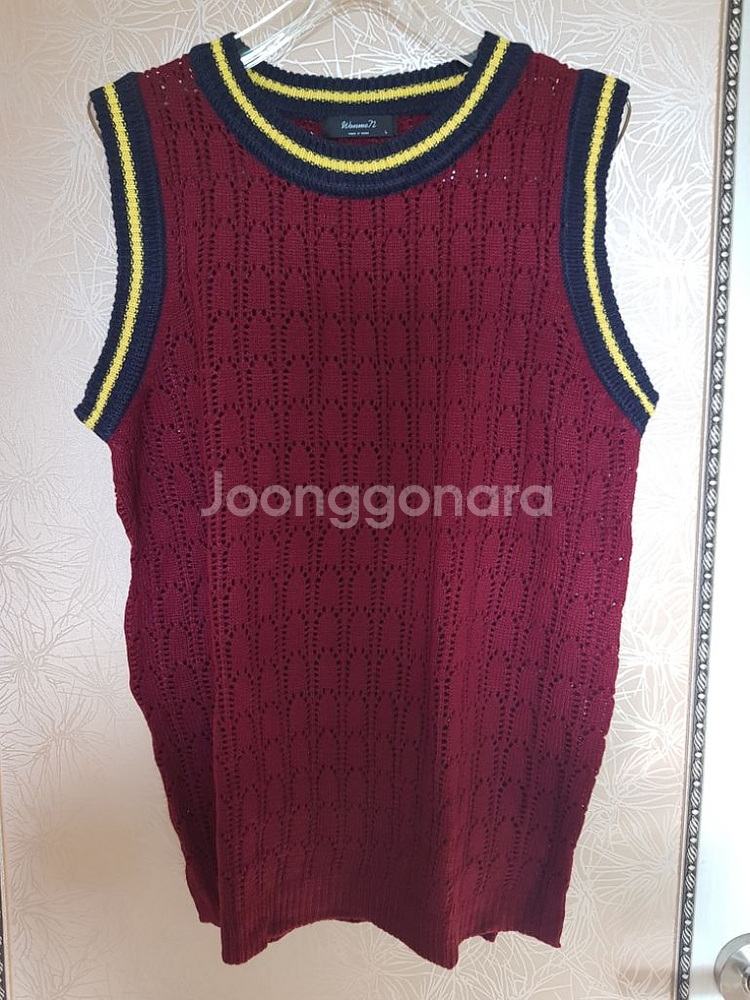 니트 베스트 조끼--0