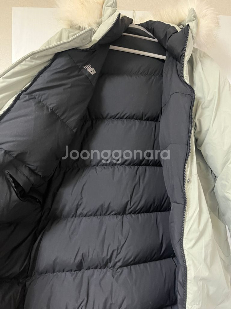 뉴발란스 구스 양면 롱패딩--1