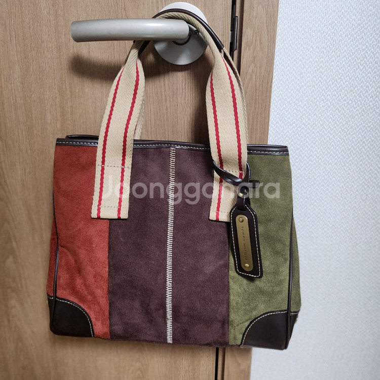 타미힐피거 쎄무 토트백--3