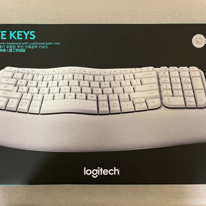 로지텍 Wave Keys 인체공학 키보드