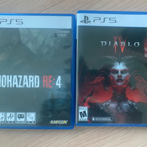 PS5 바하RE4,디아4 판매합니다