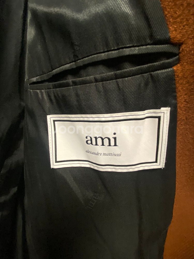 AMI 파리 싱글 브레스티드 롱코드 52--1