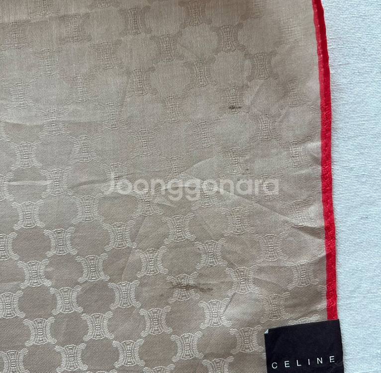 [B급중고] 셀린느 명품 남녀공용 손수건--1