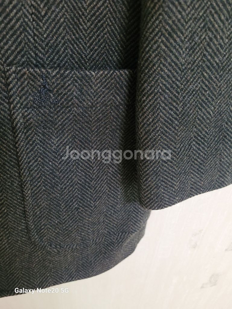여성 빈폴 올드스쿨 헤링본 모직자켓(오버핏100-105--3