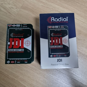 (S급 풀박)RADIAL JDI 패시브 DI박스 판매