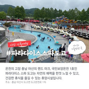 아산 파라다이스도고 종일권 (2인)