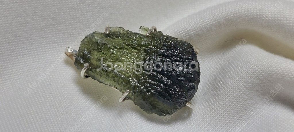 30*20mm 천연 큰 몰다바이트 실버 펜던트 | 기타잡화/관련용품 | 중고나라