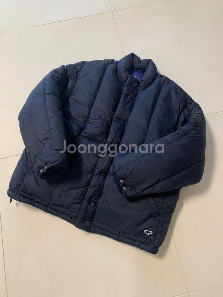 네이더스 20fw 푸퍼 다운 패딩 네이비 5 극미중고--0